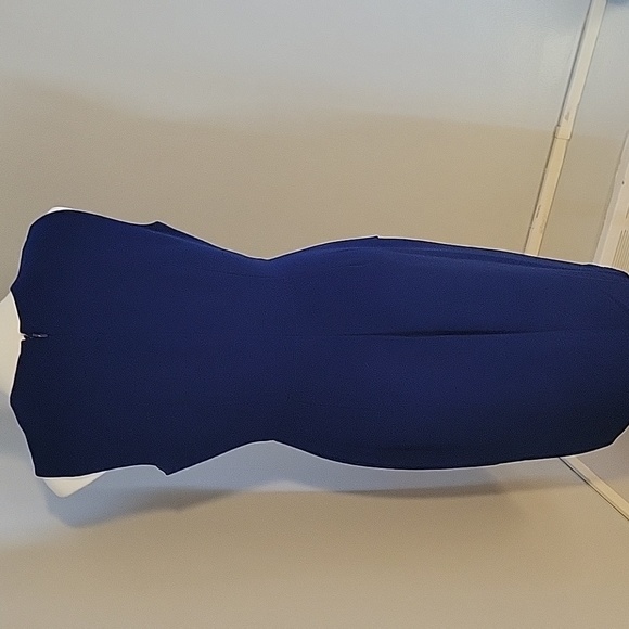 NWT Deep Royal Blue Dress with Cut-Out - Picture 7 of 8